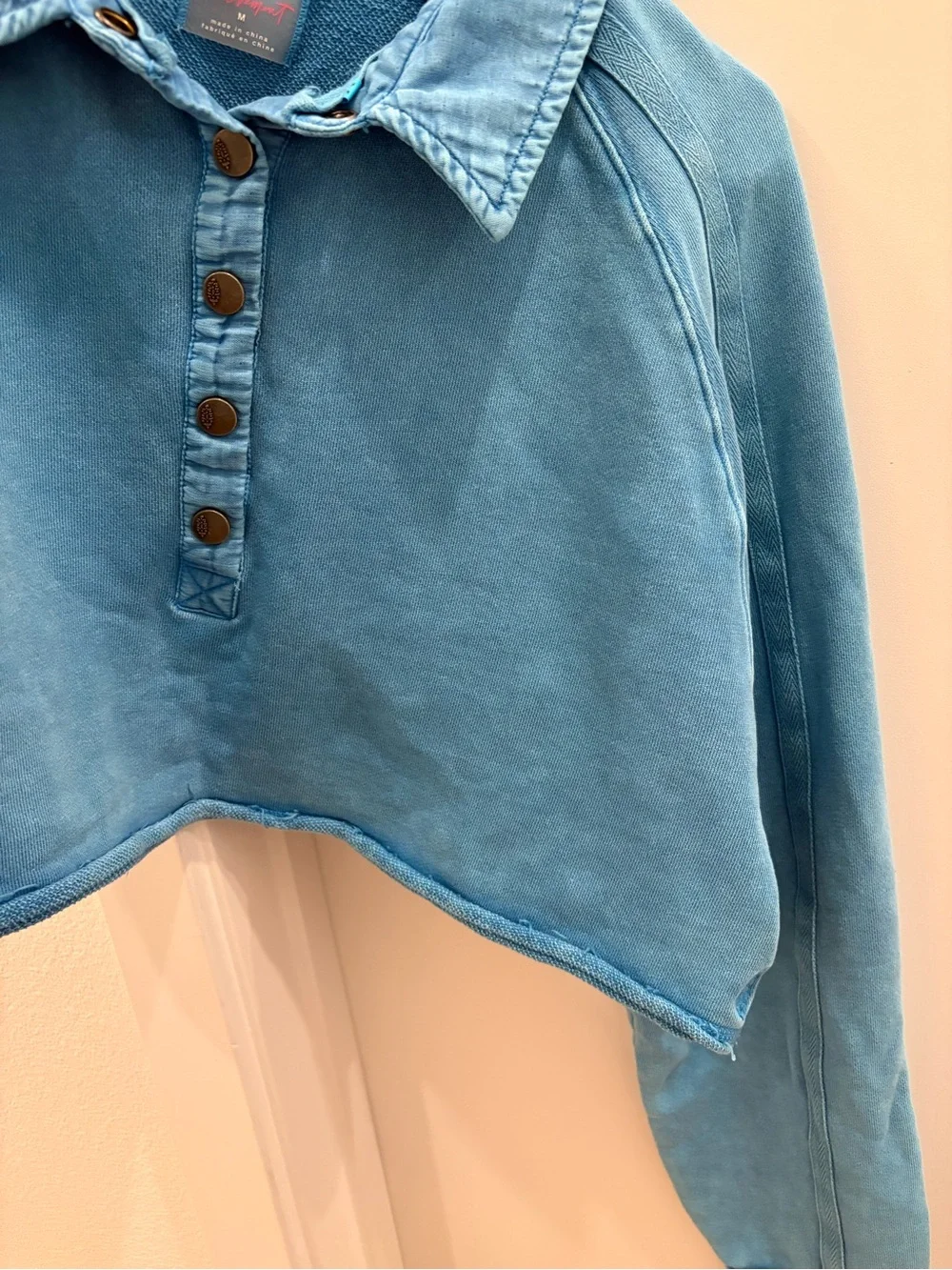 Free People Playoff Cropped Pullover - Picture 7 of 11